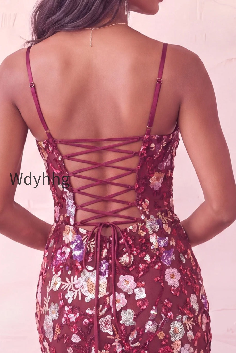 sparkly-floral-pink-sequin-corset-tight-short-homecoming-dress