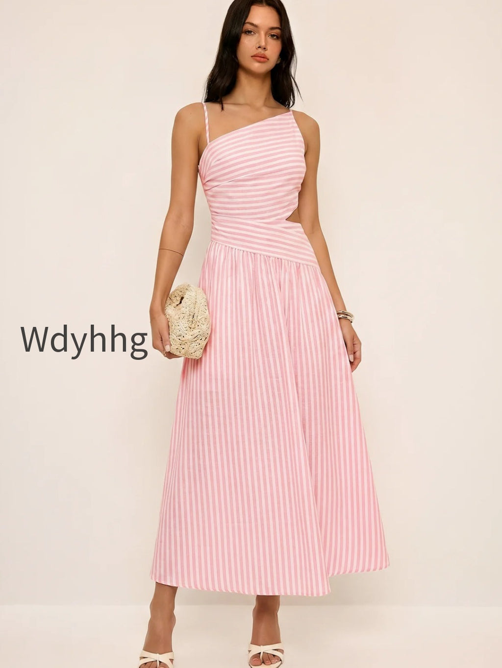 striped-cut-out-asymmetric-cami-maxi-dress