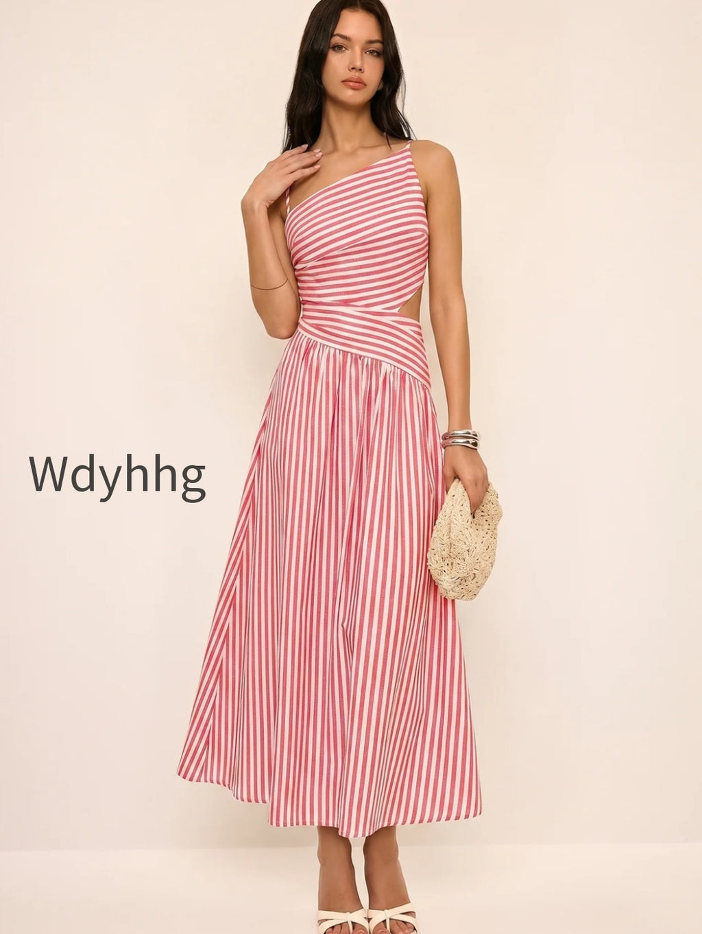striped-cut-out-asymmetric-cami-maxi-dress