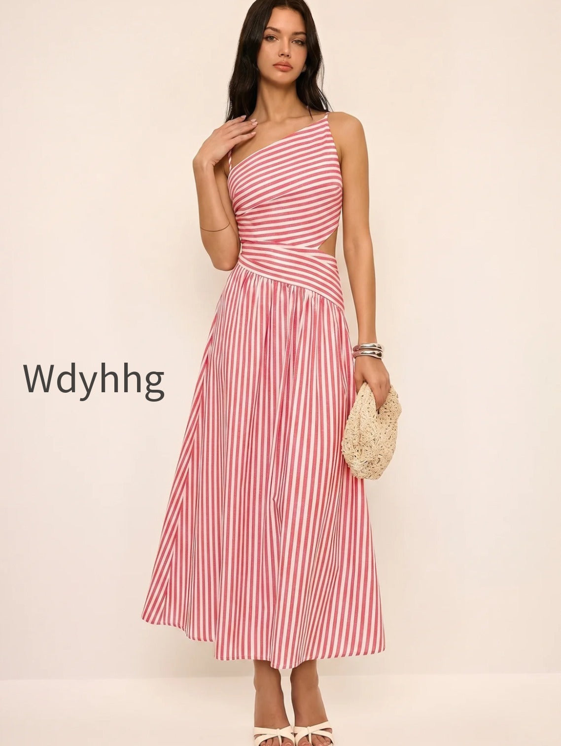 striped-cut-out-asymmetric-cami-maxi-dress