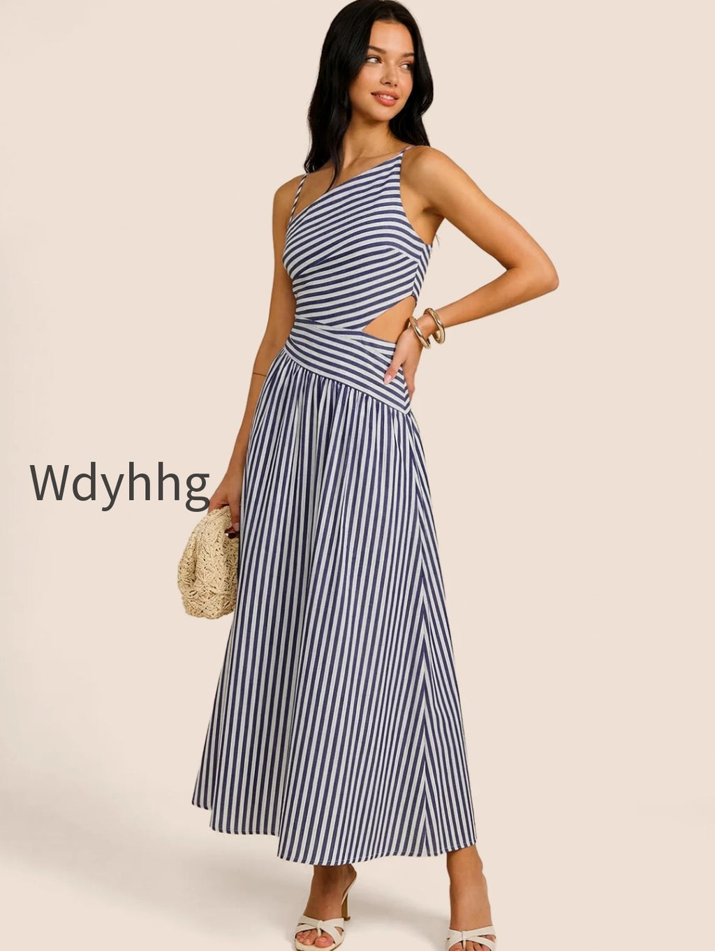 striped-cut-out-asymmetric-cami-maxi-dress