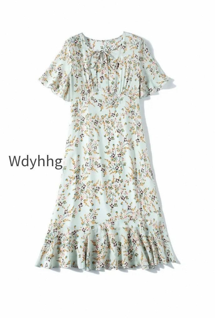 100-mulberry-silk-short-sleeve-floral-midi-dress