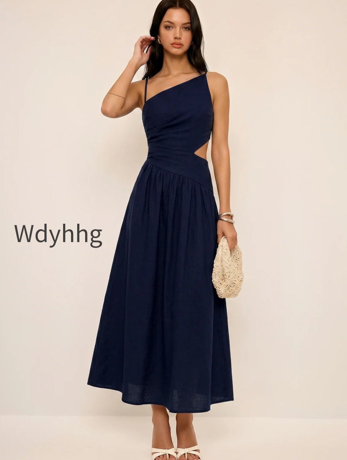 striped-cut-out-asymmetric-cami-maxi-dress